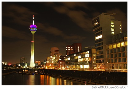 Nachtfotografie Medienhafen